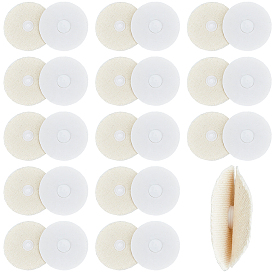 30 пара хлопковых подстилок для одеял с пряжкой против задирания, плоско-круглые