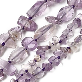 Природный аметист нитей бисера, самородки