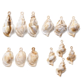 Акриловые подвески из имитационной оболочки, подвески в форме раковины