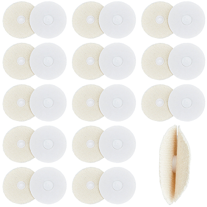 30 пара хлопковых подстилок для одеял с пряжкой против задирания, плоско-круглые