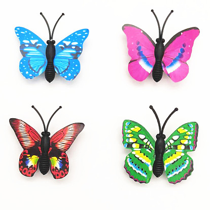 Chinchetas de pvc, tachuelas de mapa marcando alfileres, para fotos de pared, mapas, tablón de anuncios o paneles de corcho, mariposa
