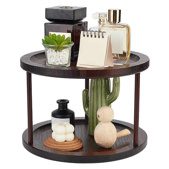 Деревянные витрины, Настольный лоток для хранения мелких предметов для фигурок, драгоценный камень, ювелирные изделия, брелок для хранения, украшение дома, темно-золотистые