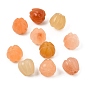 Natural Golden Silk Jade Carved Beads, Pepper Beads