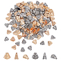 160Pcs 2 Colors Alloy Bead Cap, for Tassel Making, Cone
