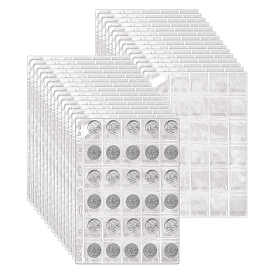 30 Альбом для коллекции монет из ПВХ-пластика, 9 карманы для папок-регистраторов