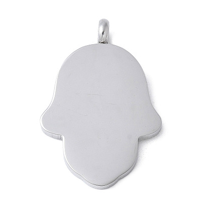 304 подвески из нержавеющей стали для штамповки заготовок, оберег на руку хамса, анти-тускнение