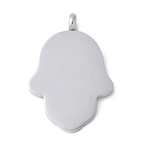 304 подвески из нержавеющей стали для штамповки заготовок, оберег на руку хамса, анти-тускнение