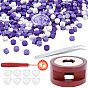 DIY Stamp Making Kits, Including Seal Stamp Wax Stick Melting Pot Holder, Brass Wax Sticks Melting Spoon, Paraffin Candles and 304 Stainless Steel Beading Tweezers