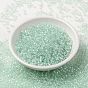 MIYUKI Round Rocailles Beads, Japanese Seed Beads, Pearlized Crystal AB