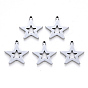 201 подвески из нержавеющей стали, лазерная резка, звезда
