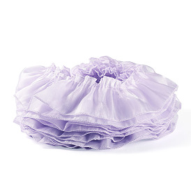 Polyester Lace Ribbon, Ruffled Lace Ribbon, for Curtain Accessories