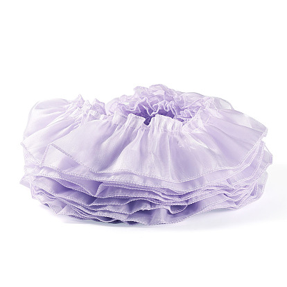 Polyester Lace Ribbon, Ruffled Lace Ribbon, for Curtain Accessories
