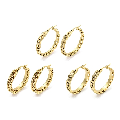 304 серьги из нержавеющей стали для женщин, круглые