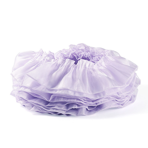 Polyester Lace Ribbon, Ruffled Lace Ribbon, for Curtain Accessories