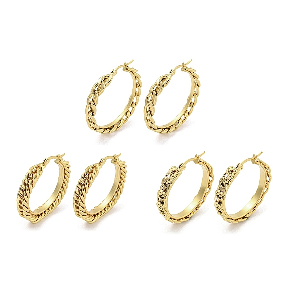 304 серьги из нержавеющей стали для женщин, круглые