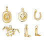 6 шт 6 стили латунные подвески