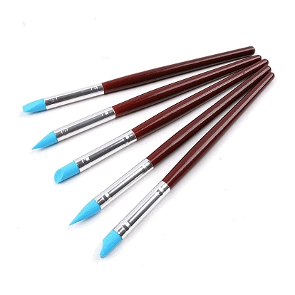China Factory Silicone Polymer Clay Sculpting Tool Pen, with Wood  Penholder, Carving Pen Set for Clay Craft Calibre: 0.8cm, 5pcs/set in bulk  online 