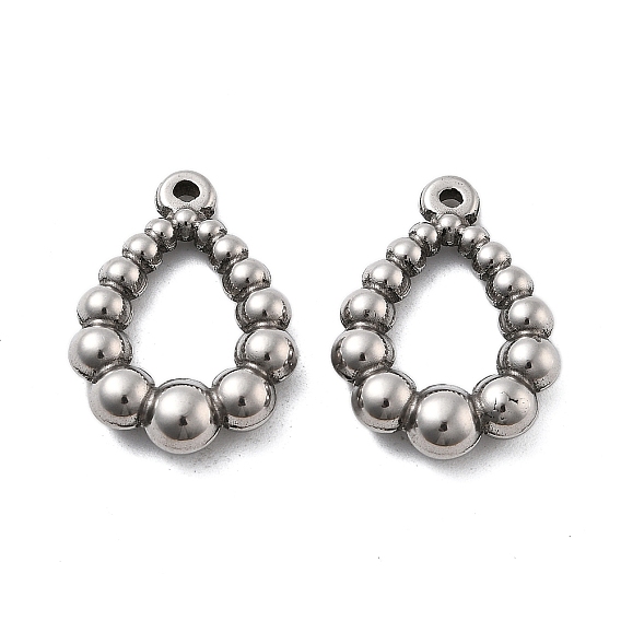 304 подвески из нержавеющей стали, очарование слезы, анти-тускнение