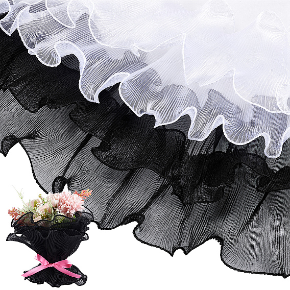 4 сумки 2 цветная полиэстеровая подарочная упаковочная бумага, упаковка букета на день святого валентина