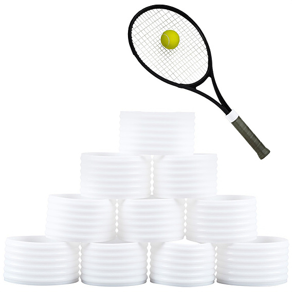 10Pcs Silicone Ring for Pickleball Paddle, Tennis Racket Handle