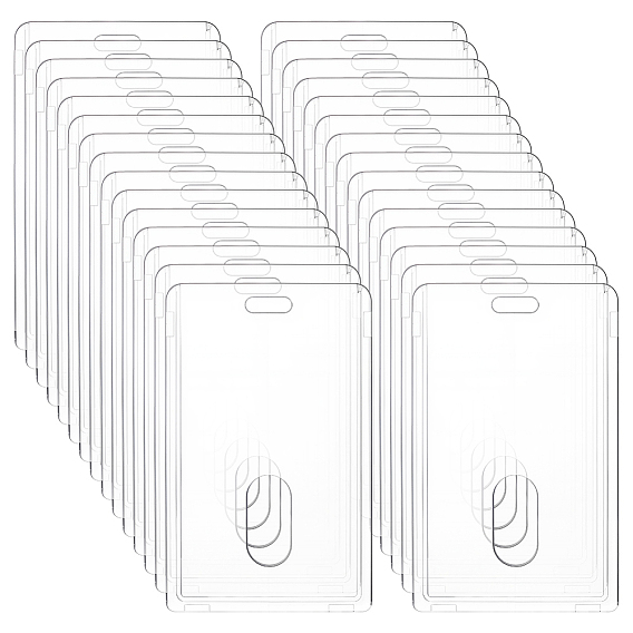 Акриловые держатели визитных карточек, прямоугольные