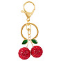Брелки из вишневого сплава, с карабин-лобстерами 
