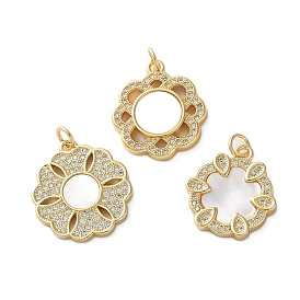 Латунные микро проложить кубического циркония подвески, с оболочкой, , стойки покрытие, прочное покрытие, без кадмия и без свинца, с целью перехода в кольце