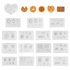 16шт 16 стили силиконовые формы для глины, инструменты моделирования, лепка из глины игрушки для детей
