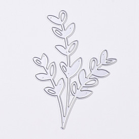 Carbon Steel Cutting Dies Stencils, for DIY Scrapbooking/Photo Album, Decorative Embossing DIY Paper Card, Leaf
