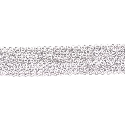304 Stainless Steel Cable Chains, Soldered