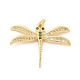 Латунные микро проложить кубического циркония подвески, без кадмия и без свинца, с целью перехода в кольце, стрекоза прелести, золотые