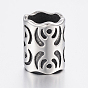 304 Stainless Steel Beads, Large Hole Beads, Column