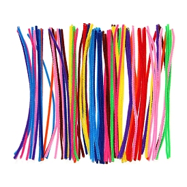 DIY Plush Sticks, with Iron Core, Pipe Cleaners, Kid Craft Material