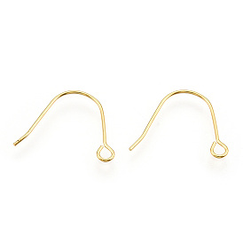 925 Sterling Silver Earring Hooks, Ear Wire with Loops