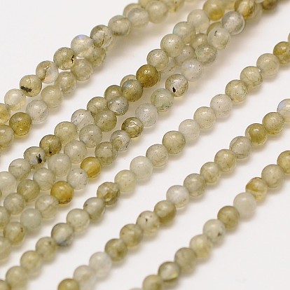 Natural Labradorite Round Bead Strands