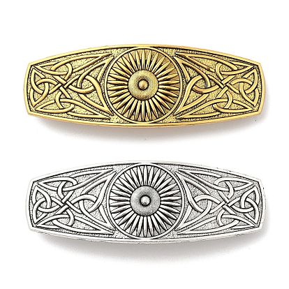 Заколки для волос в стиле ретро из сплава викингов, аксессуары для волос для женщин и девочек, овальные