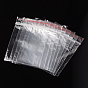 Plastic Zip Lock Bags, Resealable Small Jewelry Storage Bags Self Seal Bags, Top Seal, Rectangle