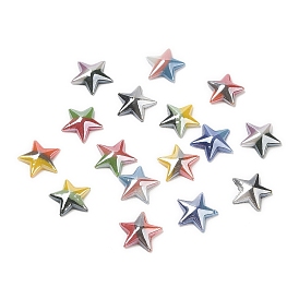 Two Tone Glass Cabochons, Star