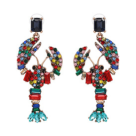 Шикарные серьги-лобстеры в 2 цветах — уникальное эффектное украшение для женщин