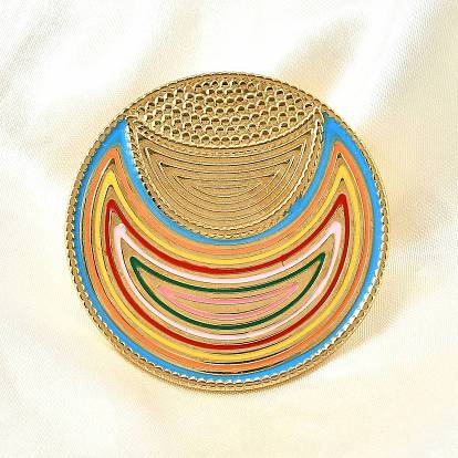 304 эмалированные перстни из нержавеющей стали для женщин, плоско-круглые