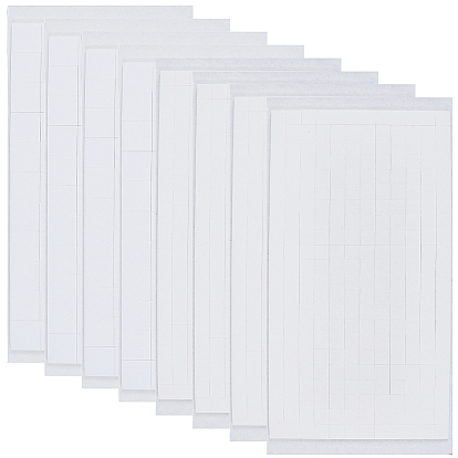 8листы 2 стили самоклеящиеся наклейки EVA, белые