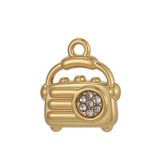 304 микро нержавеющей стали прокладывать Цирконом подвески, радио-чары, ионное покрытие (ip)