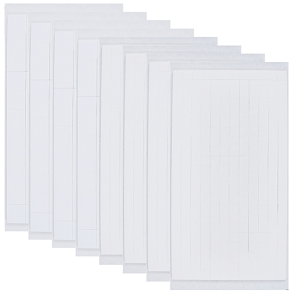 8листы 2 стили самоклеящиеся наклейки EVA, белые