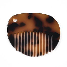 Подвески из ацетата целлюлозы (смолы), расческа