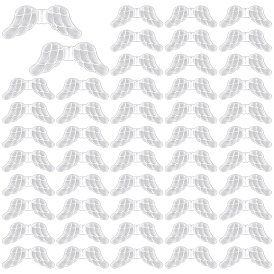 300 шт прозрачные акриловые бусины, крыло