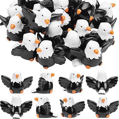20Pcs Resin Eagle Display Decorations, Micro Landscape Dollhouse Accessories, Pretending Prop Decorations, Car Home Office Ornaments
