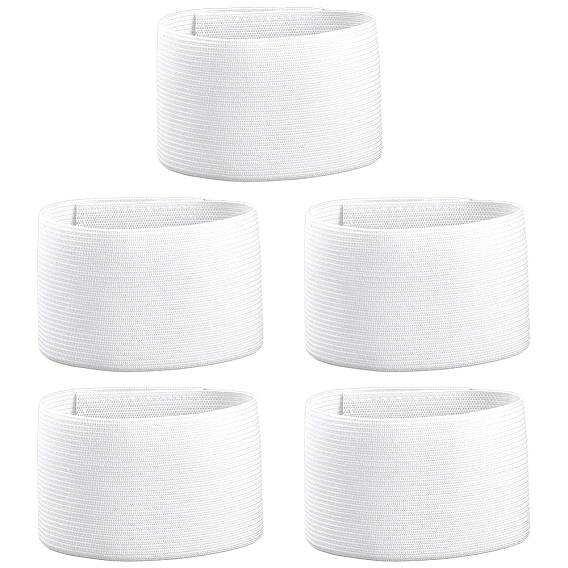 5шт полиэстеровая эластичная повязка на руку, капитанская повязка, прямоугольные