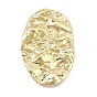 Alloy Pendants, Hammered Oval Charms, Rack Plating, Cadmium Free & Nickel Free & Lead Free