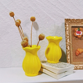 Керамические вазы миниатюрные украшения, аксессуары для домашнего кукольного домика с микро-ландшафтом, притворяясь опорными украшениями