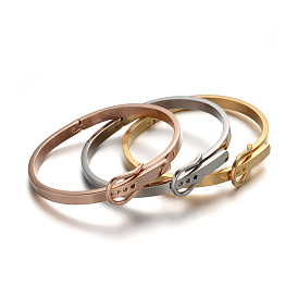 Watch Band Design 304 Stainless Steel Bangles, Ion Plating(IP),